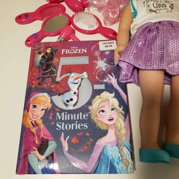 BUNDLE - Disney Dolls (Belle, Anna (toddler), and Olaf) + Friends! - Picture 6 of 8